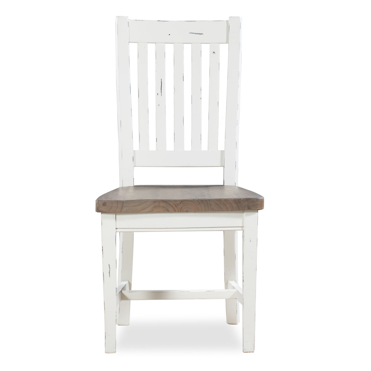 Distressed white online chairs