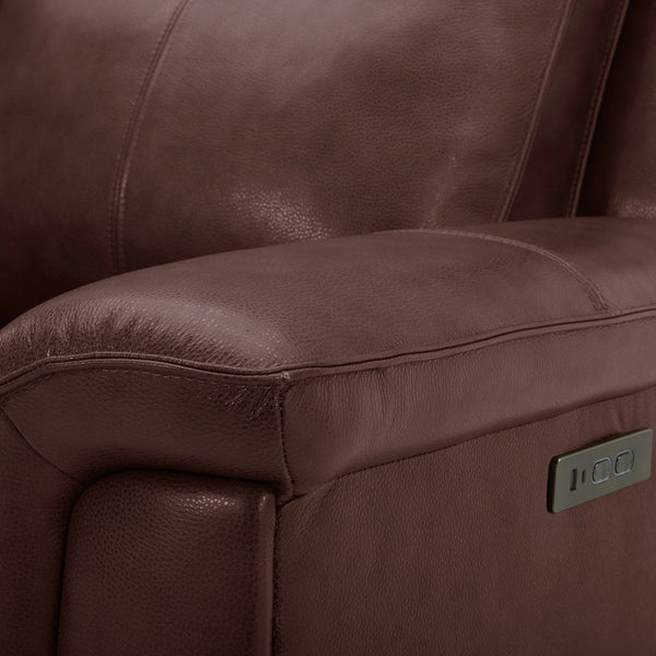 Avery Loveseat w/Console P2 - Cognac