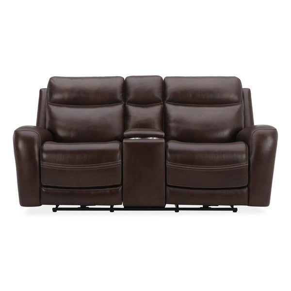 Blair Loveseat w/Console P2 & ZG - Cognac