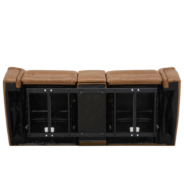 Cooper Loveseat w/Console P3 & ZG - Camel