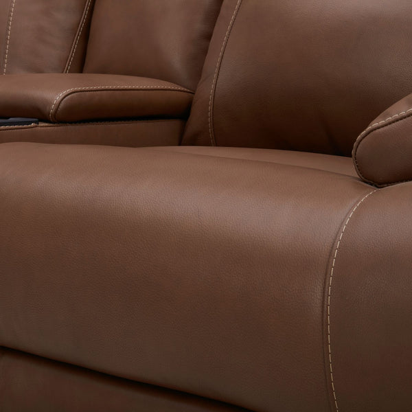 Cameron Loveseat w/Console P3 & ZG - Saddle