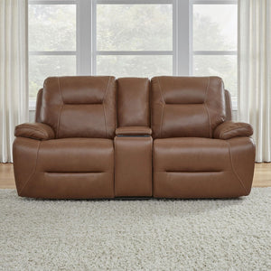 Cameron Loveseat w/Console P3 & ZG - Saddle