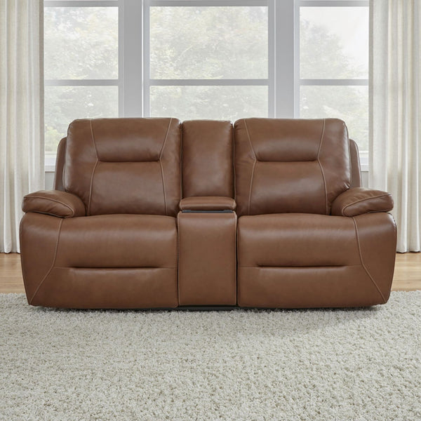 Cameron Loveseat w/Console P3 & ZG - Saddle