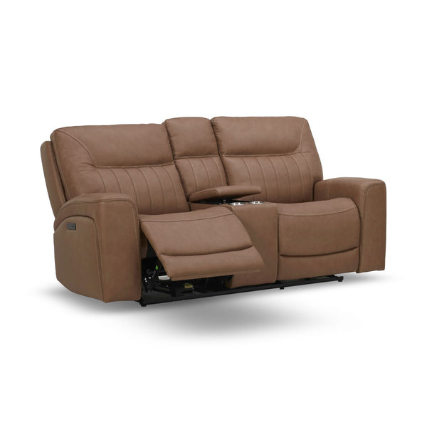 Bennett Loveseat w/ Console P2 & ZG - Butternut