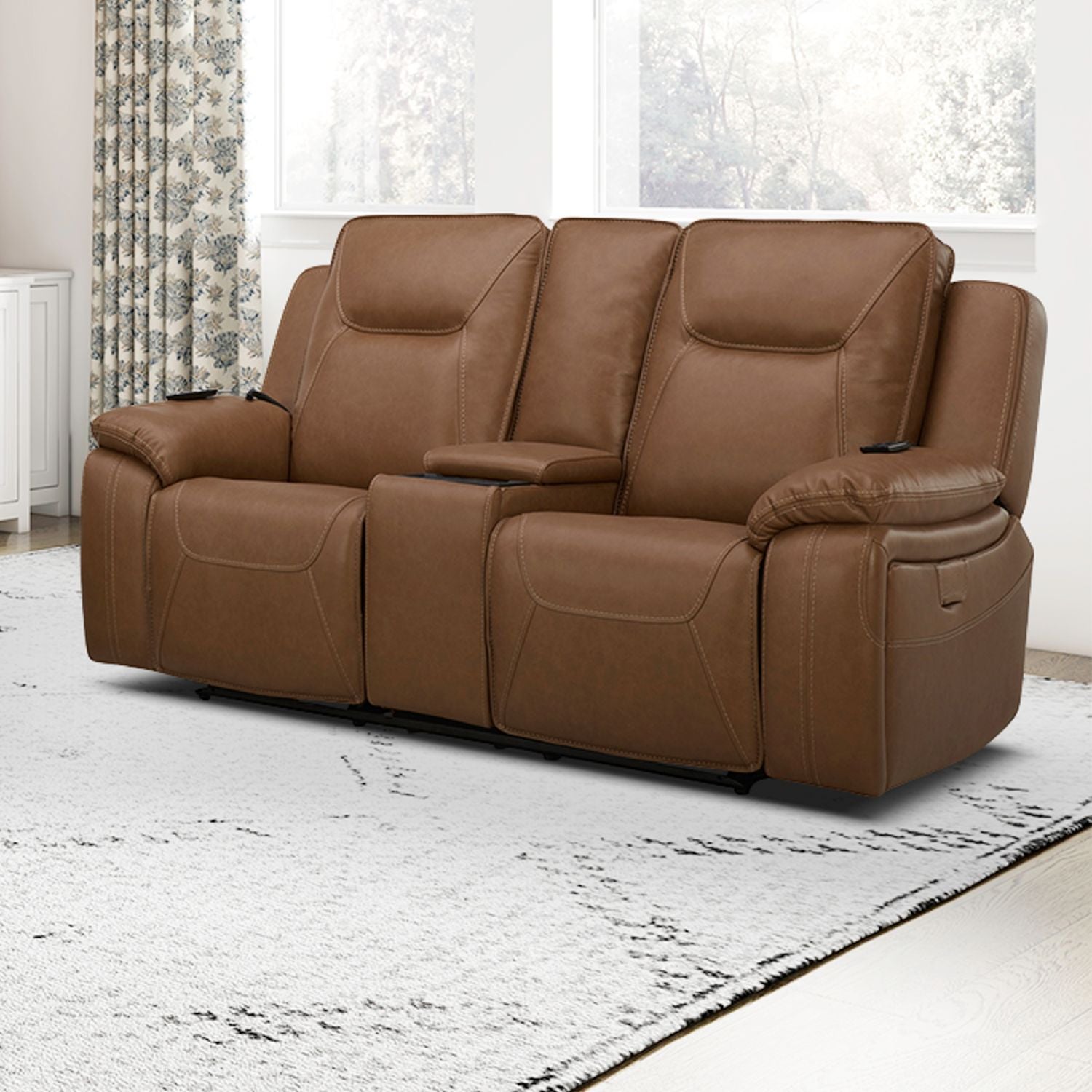 Callihan Loveseat w/ Console P3 & ZW