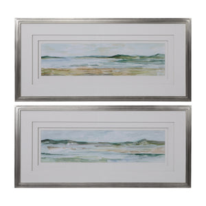 Uttermost Panoramic Seascape Framed Prints Set/2