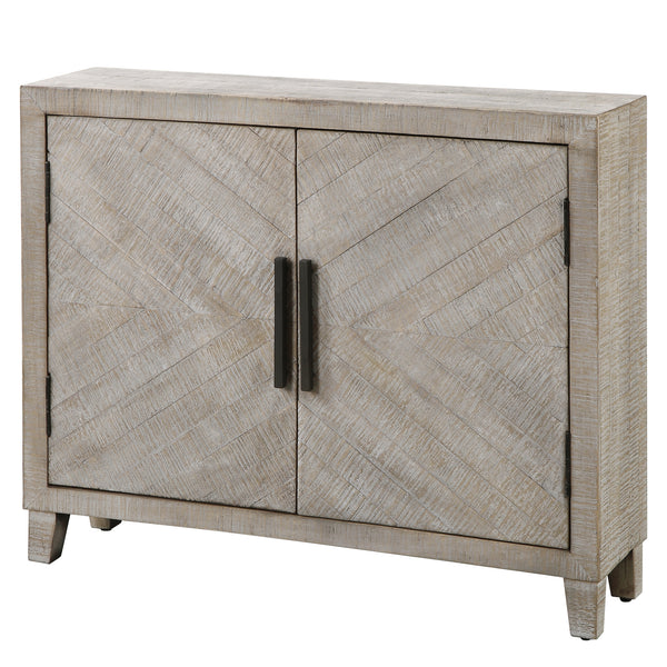Uttermost Adalind White Washed Accent Cabinet