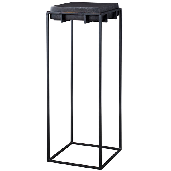 Uttermost Telone Black Large Pedestal