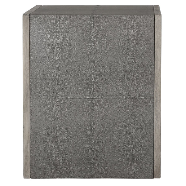 Uttermost Aerina Modern Gray End Table