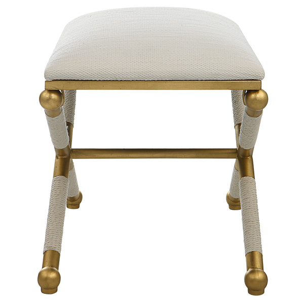 Uttermost Socialite White Small Bench