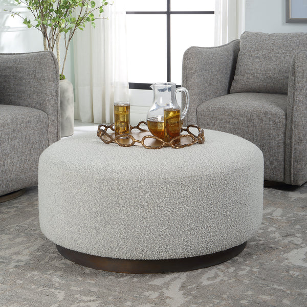 Uttermost Avila Large Gray Ottoman / Coffee Table