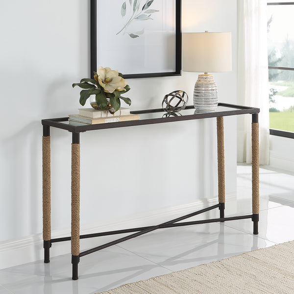 Uttermost Braddock Coastal Console Table