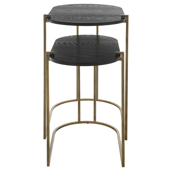 Uttermost Aztec Wood Nesting Tables, Set/2