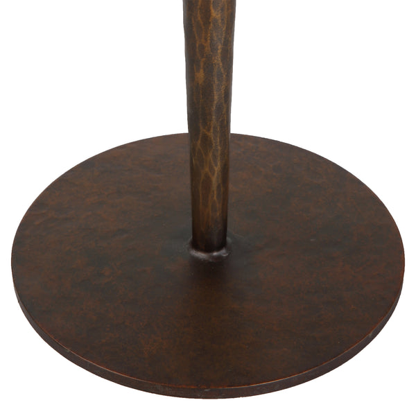 Uttermost Industria Copper Bronze Accent Table