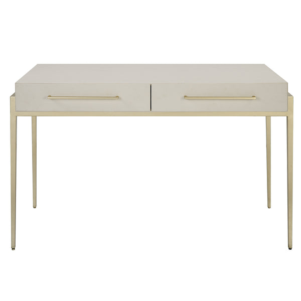 Uttermost Jewel Modern White Desk