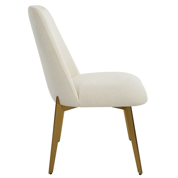 Uttermost Vantage Off White Fabric Dining Chair