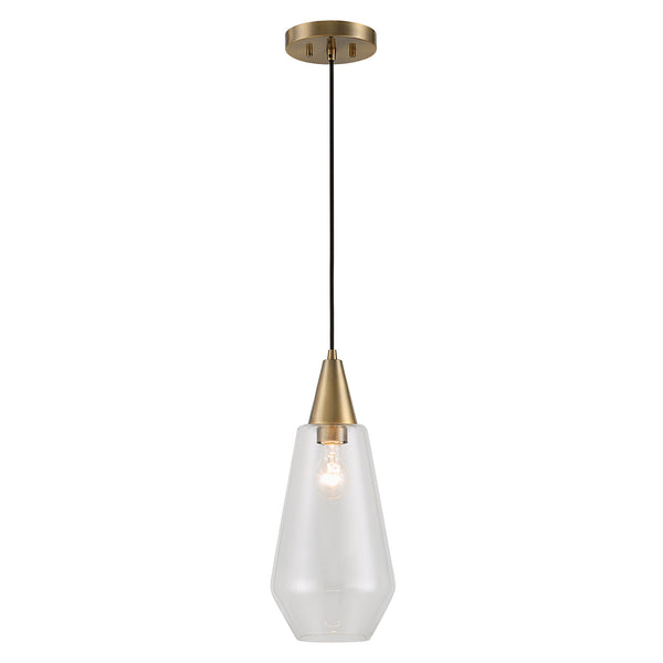 Uttermost Eichler Antique Brass 1 Light Mini Pendant