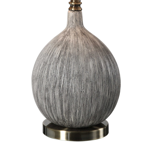 Uttermost Hedera Textured Ivory Table Lamp