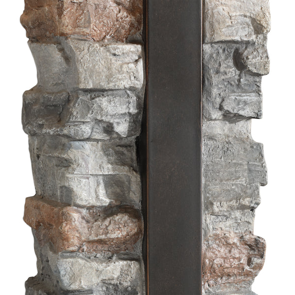 Uttermost Kodiak Stacked Stone Lamp