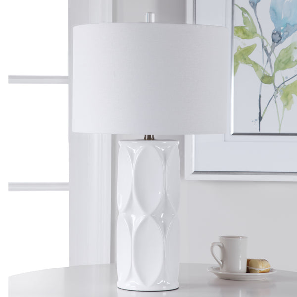 Uttermost Sinclair White Table Lamp