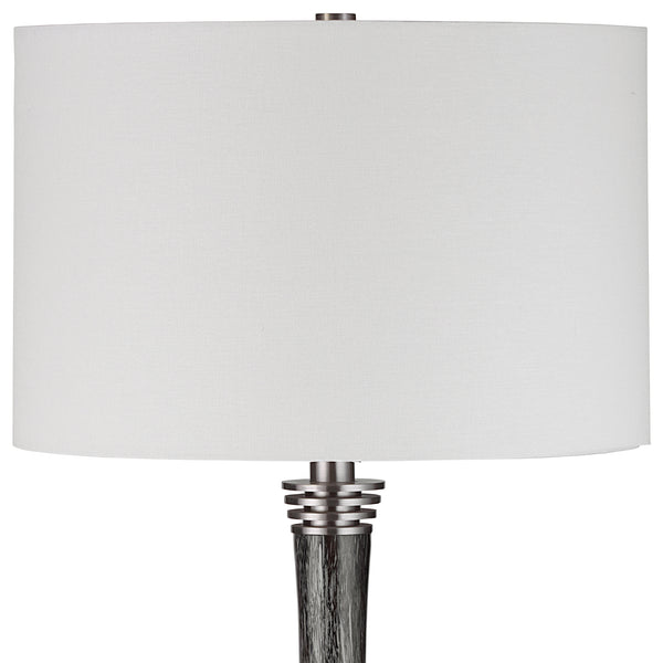 Uttermost Cosmos Charcoal Glass Table Lamp