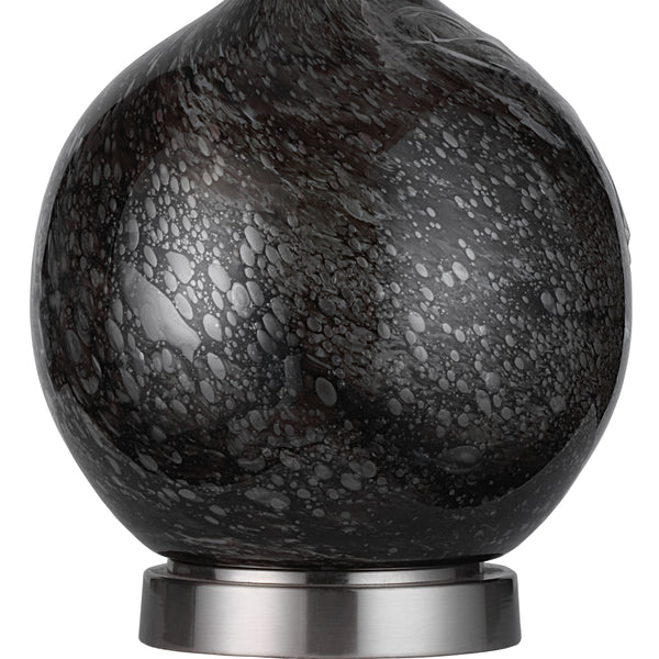 Uttermost Cosmos Charcoal Glass Table Lamp