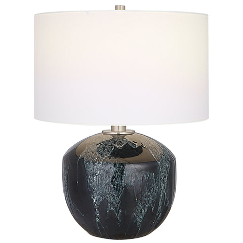 Uttermost Highlands Deep Green Table Lamp