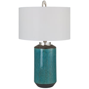 Uttermost Maui Aqua Blue Table Lamp