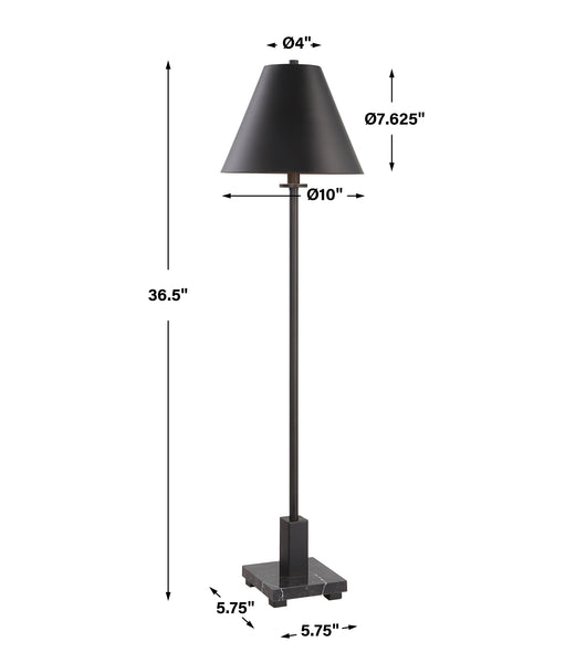 Uttermost Pilot Black Buffet Lamp