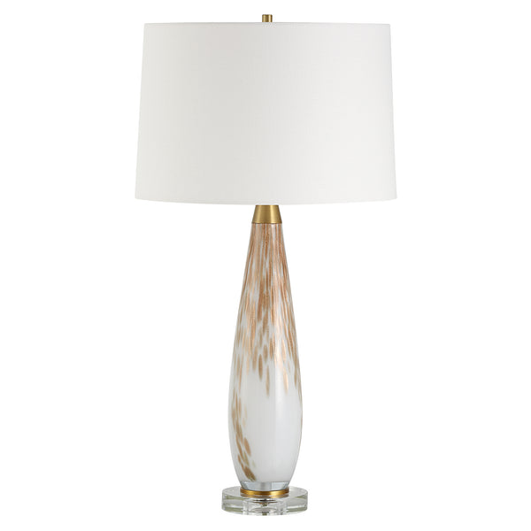 Uttermost Lyra White & Gold Table Lamp