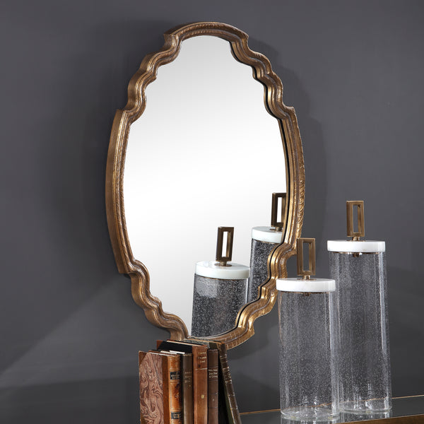 Uttermost Ariane Gold Oval Mirror