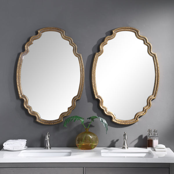 Uttermost Ariane Gold Oval Mirror