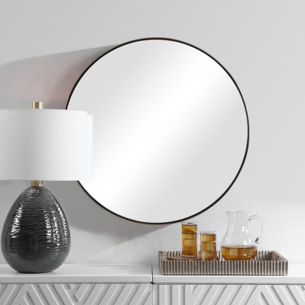 Uttermost Coulson Modern Round Mirror