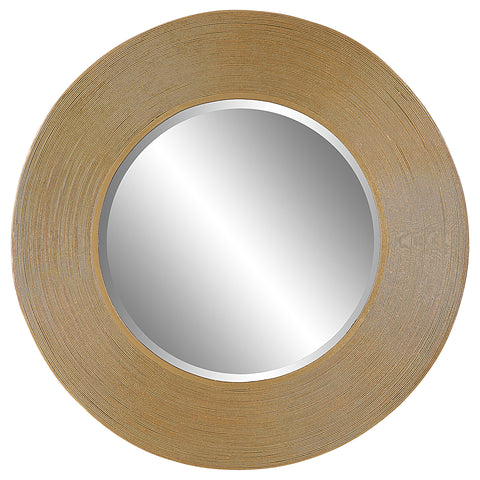 Uttermost Archer Gold Wire Round Mirror