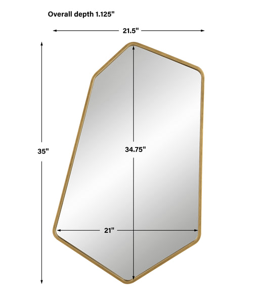 Uttermost Linneah Large Gold Mirror