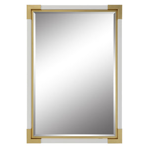 Uttermost Malik White & Gold Mirror