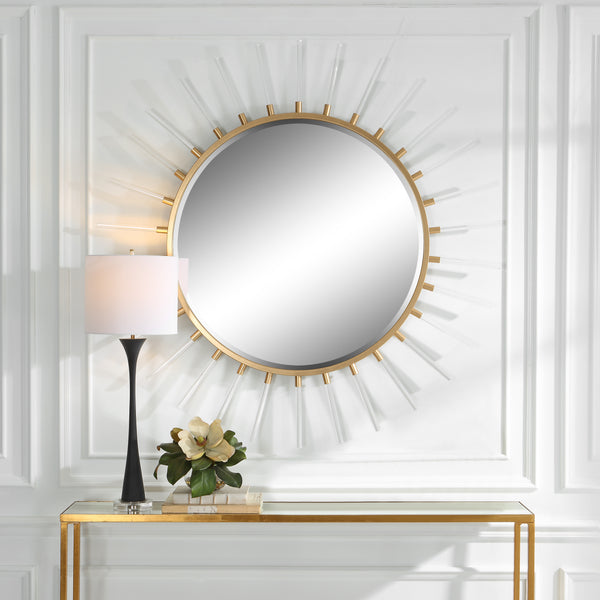 Uttermost Oracle Round Starburst Mirror