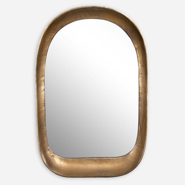 Uttermost Bradano Brass Arch Mirror 