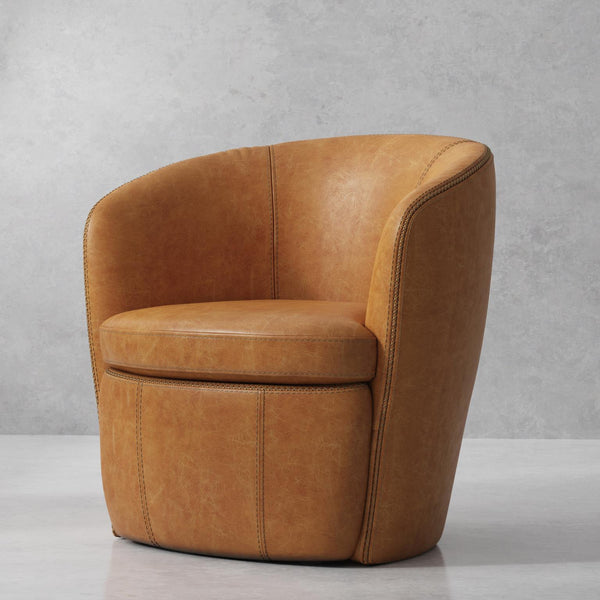 Barolo Leather Swivel