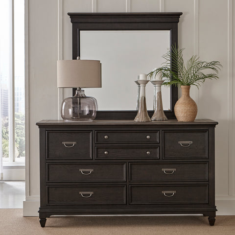 Liberty Furniture 417B-BR-DM Dresser & Mirror