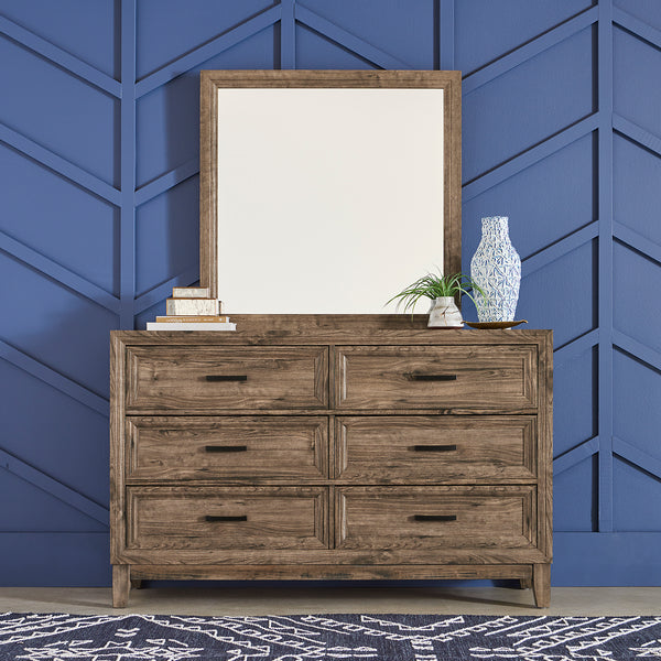 Liberty Furniture A384-BR-DM Dresser & Mirror