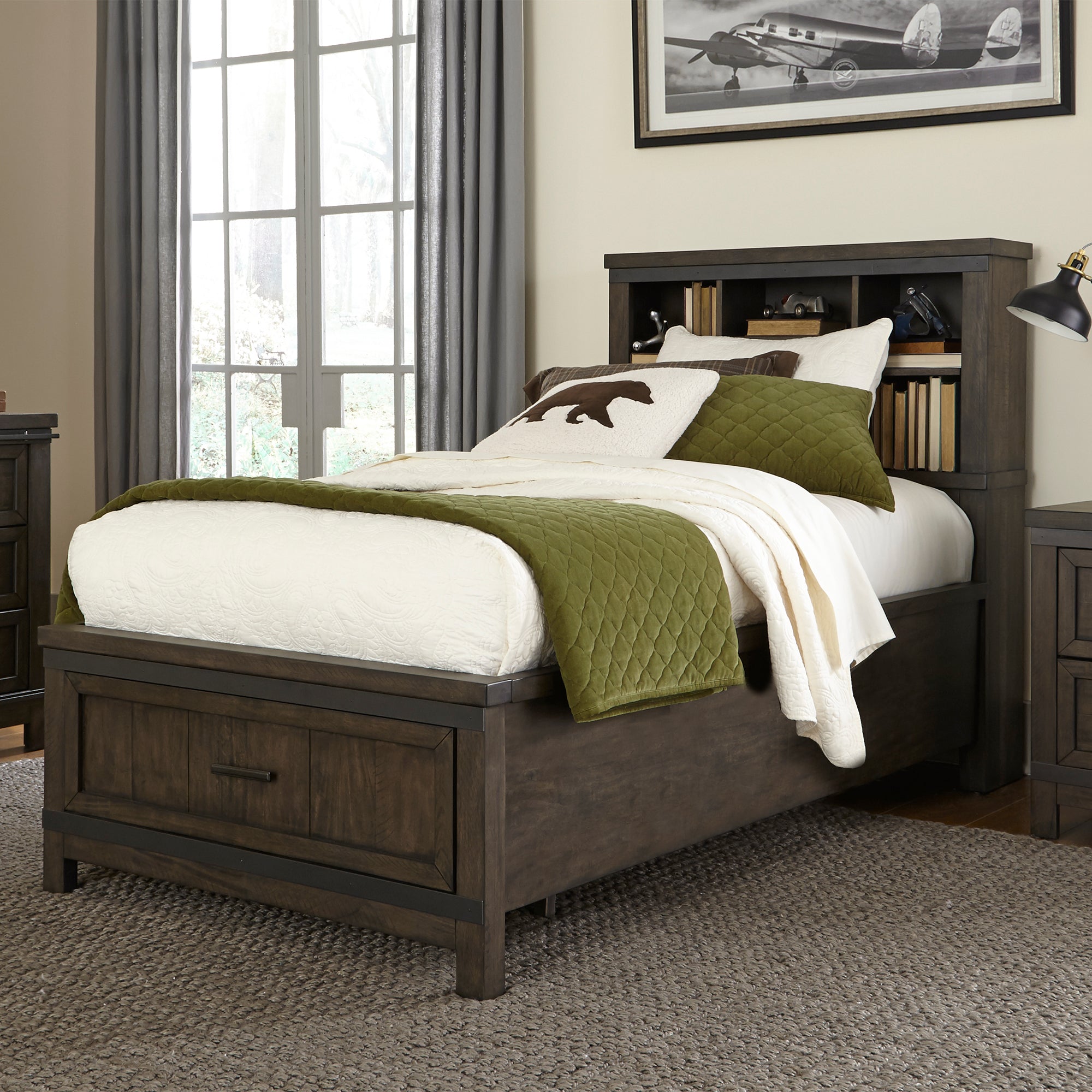 Liberty Furniture 759-YBR-TBB Twin Bookcase Bed