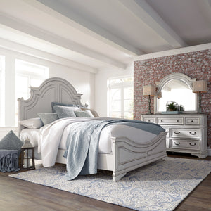 Liberty Furniture 244-BR-QPBDM Queen Panel Bed, Dresser & Mirror