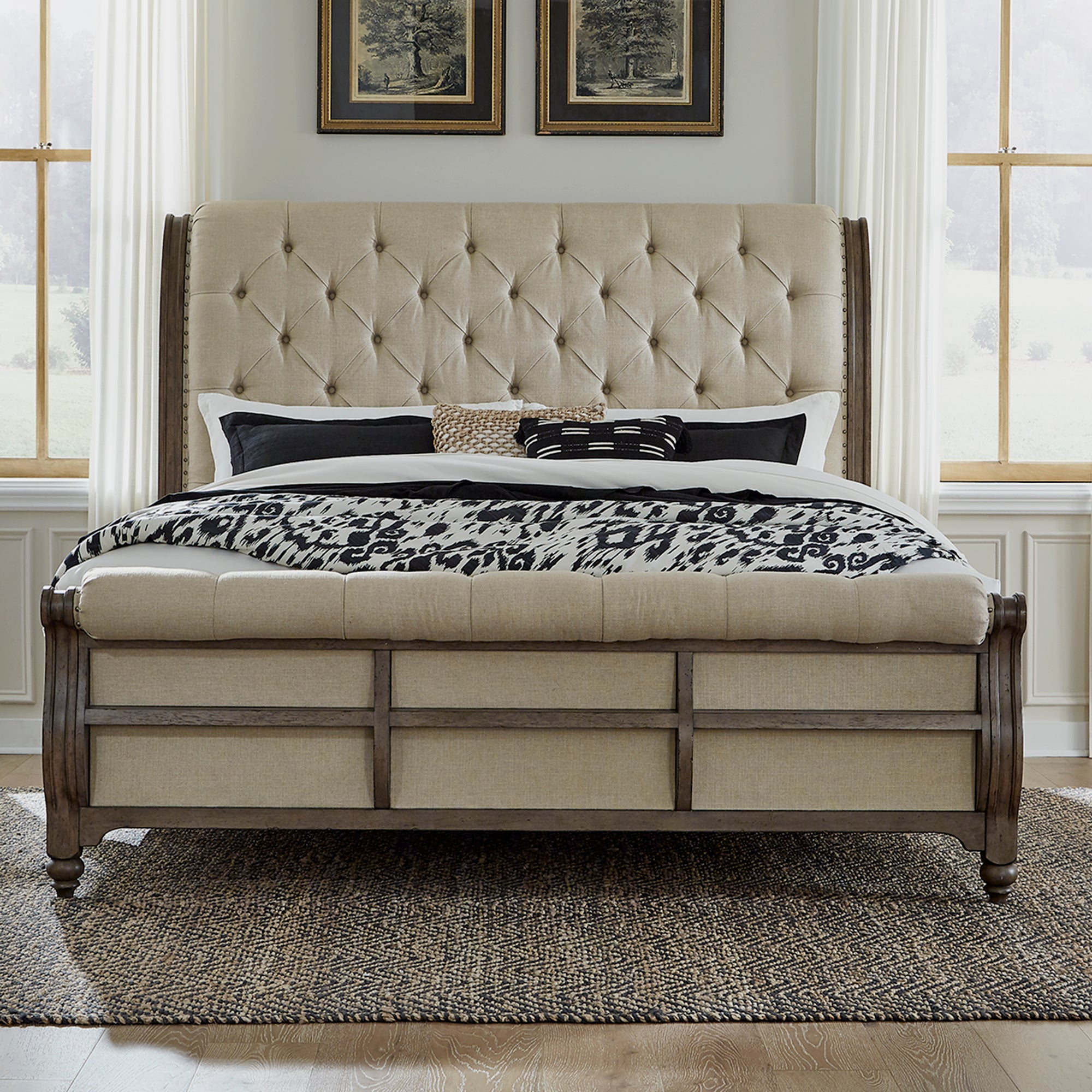 Liberty Furniture 615-BR-KSL King Sleigh Bed