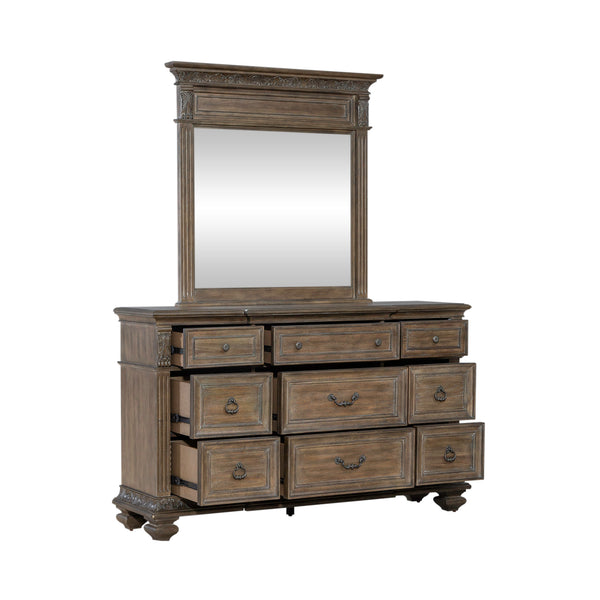 Liberty Furniture 502-BR-DM Dresser & Mirror