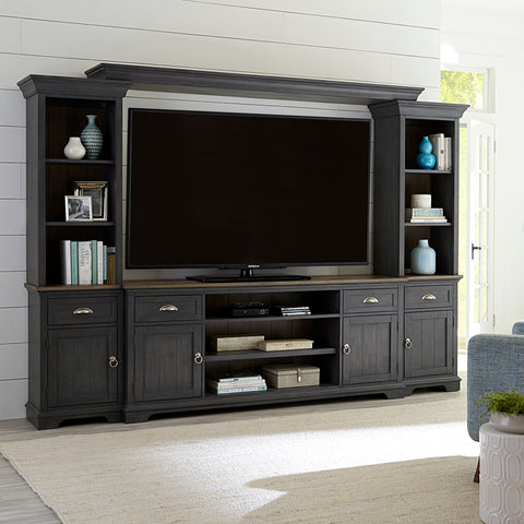 Liberty Furniture 303G-ENTW-ECP Entertainment Center with Piers